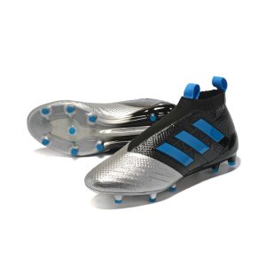 Kopačky Pánské Adidas ACE 17+ PureControl FG – Reaction Stříbrný Modrý